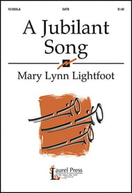 A Jubilant Song SATB choral sheet music cover Thumbnail